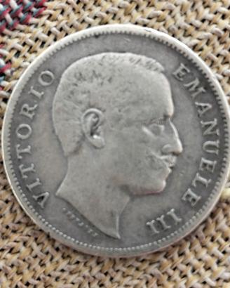 1 lira Acquila Sabauda, Vittorio Emanuele III.