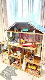 Casa bambole in legno