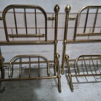 Letti gemelli in ottone