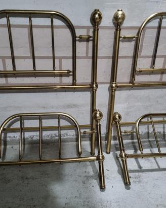 Letti gemelli in ottone