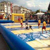 Calcio saponato gonfiabile nuovo - calcio gigante