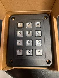 Tastierino 4x3 a 12 tasti IP65 in polimero nero