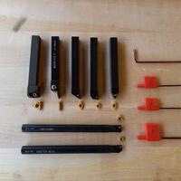 7 Utensili per Tornio Gambo 12mm Nuovi