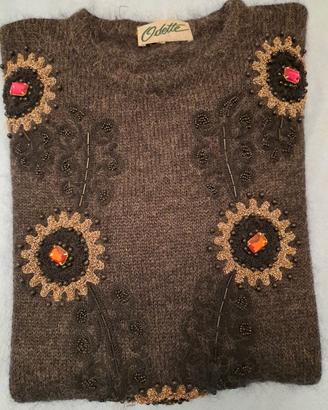 Maglione lana mohair tg.46