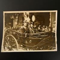 Foto Re Vittorio Emanuele III e Ministro Federzoni