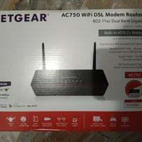 WiFi DSL Modem Router Netgear D6000-100PES
 