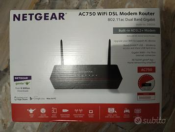 WiFi DSL Modem Router Netgear D6000-100PES
 