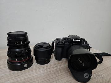 lumix g90 + obiettivi 