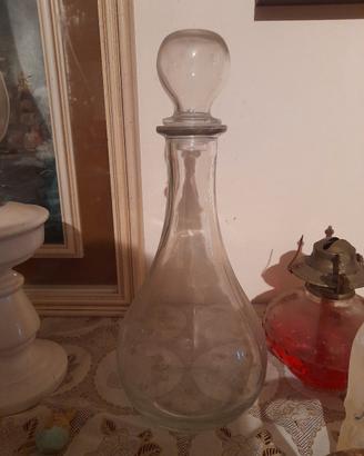 Bottiglia vetro vintage