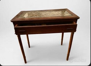 SET INGRESSO VINTAGE  1930 Console+sedia gobelin