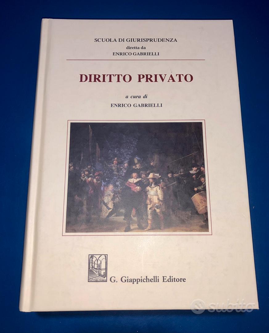 Manuale di Diritto Privato - E. Gabrielli - Libri e Riviste In vendita a  Siena