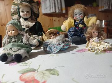 Bambole da collezione fatte a mano  lotto n4 