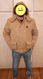 Giacca FILA invernale velluto marrone chiaro