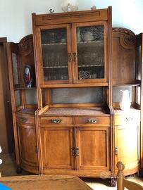 Credenza vintage anni 50 piani in marmo