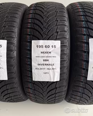 2 gomme 195 60 15 nexen a1271