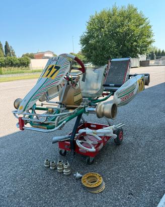 Tony Kart Racer 401 + radiatore +carrello+ ricambi