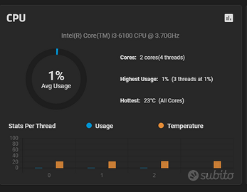 Server NAS con TrueNAS SCALE – 2TB