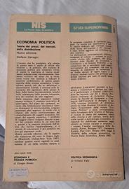economia politica testi università 