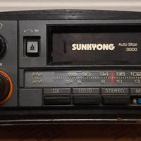 Sunkyong Autostop  3000 Autoradio Cassette Vintage
