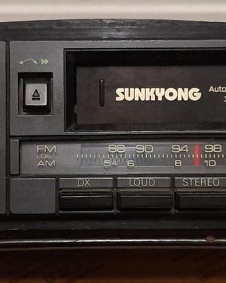 Sunkyong Autostop  3000 Autoradio Cassette Vintage