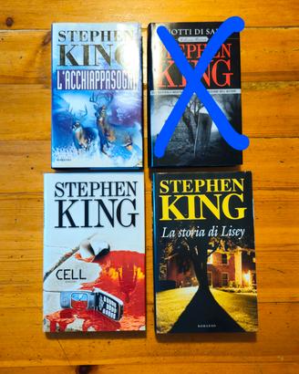Stephen King lotto 3 libri NEW
