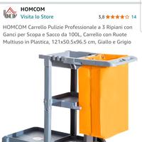 carrello pulizie 