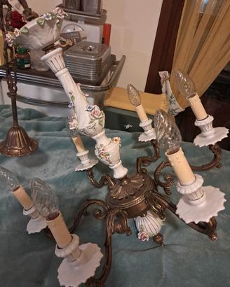 lampadario capodimonte