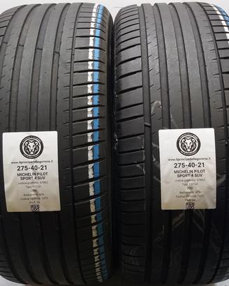 2 GOMME 275 40 21 MCHELIN A57862