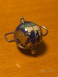 Ciondolo Mappamondo Lapislazzuli e pietre dure