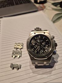 Orologio crono acciaio