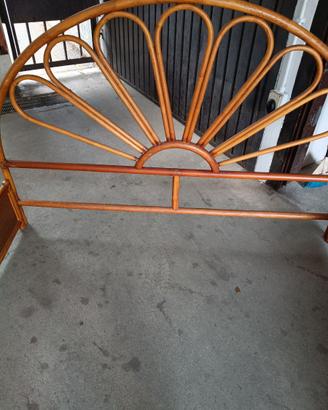 Letto rattan e bambu
