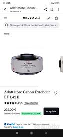 moltiplicatore di focale Canon 