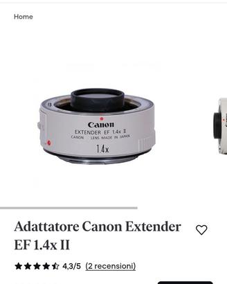 moltiplicatore di focale Canon 