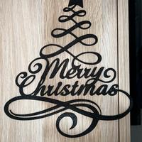 decorazione Albero di Natale per porte finestre