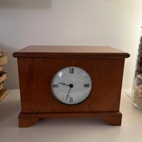 Scatola - cassettina di legno con orologio