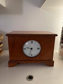 Scatola - cassettina di legno con orologio