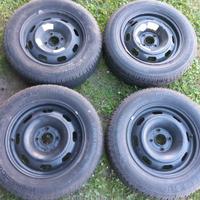4 cerchi ferro 15 Peugeot 207 208 308 Citroen C3 O