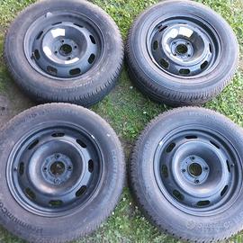 4 cerchi ferro 15 Peugeot 207 208 308 Citroen C3 O