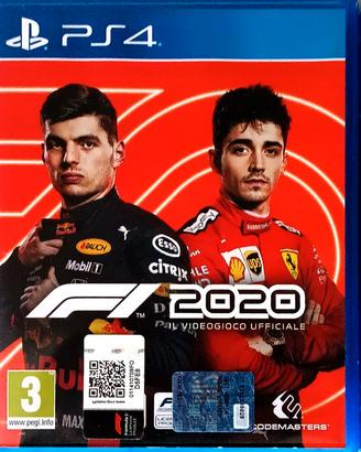 PS4 lotto giochi guida: f1 2020, NFS, Gran turismo