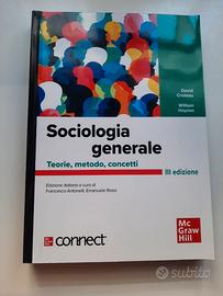 Libro "Sociologia Generale" III Edizione