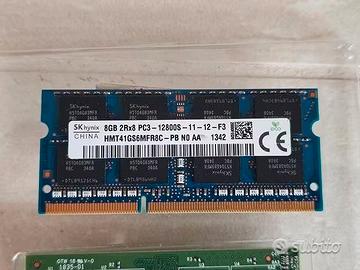 LOTTO RAM 16GB DDR3 SODIMM - 6 pezzi