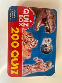 Gioco Quiz Box 200 Quiz Giunti Scatola Metallo