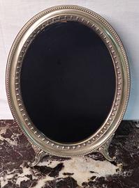 Specchio da tavolo punzone argento 800, Liberty