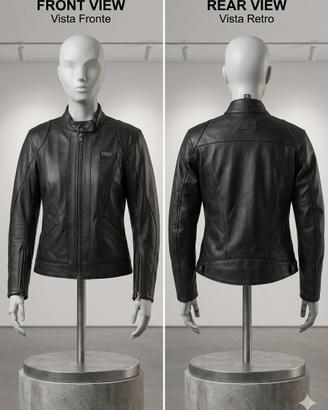 Giacca Moto IXS- “lady fashion” vera pelle tg Xs