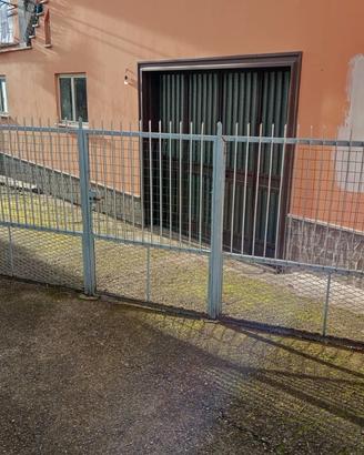 Cancello in ferro zincato 3 battenti con pilastri