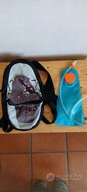 Zaino Decathlon MTB con sacca idrica