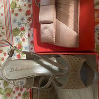 Scarpe e borsetta da cerimonia