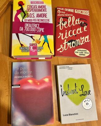 Lotto 4 Libri - Romanzi Rosa e Manuali Ironici