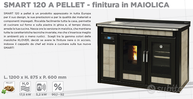 Termocucina a pellet Smart 120