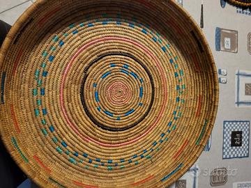 cesto sardo lavorato a mano